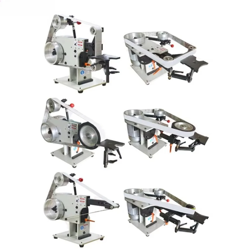 

Vertical and horizontal electric professional wide desktop metal processing belt sander sharpener