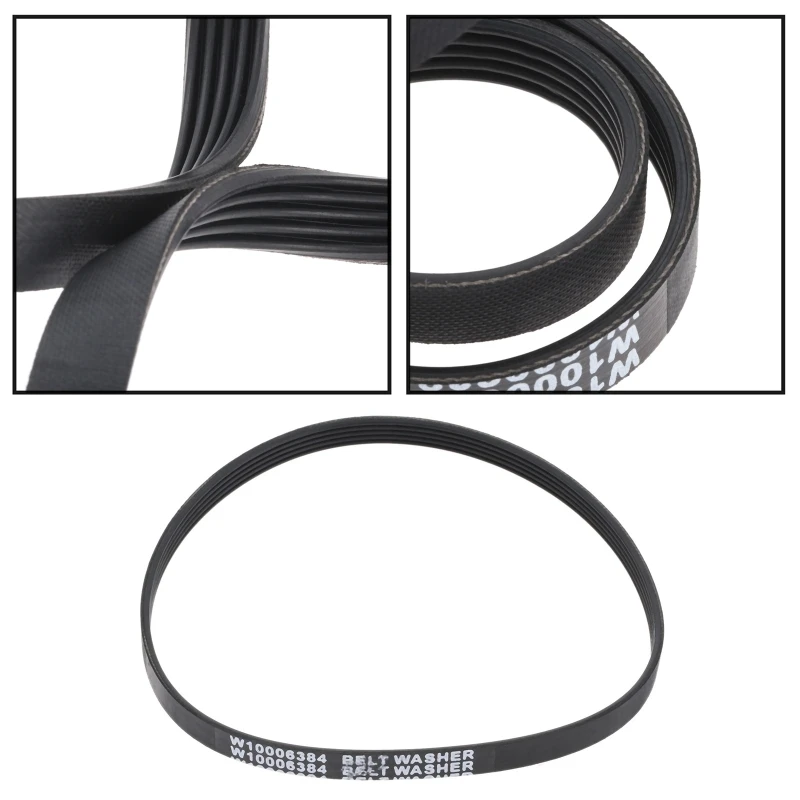 Durable Washer Drive Rubber Belt W10006384 for 1871380 AH2579381