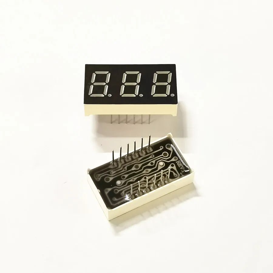 10 قطعة 0.4 بوصة 3Bit الضوء الأبيض وحدة رقمية KYX-4301AW/BW 30*16*7 مللي متر 12Pin LED Digitron الأنود المشترك الكاثود أنبوب رقمي