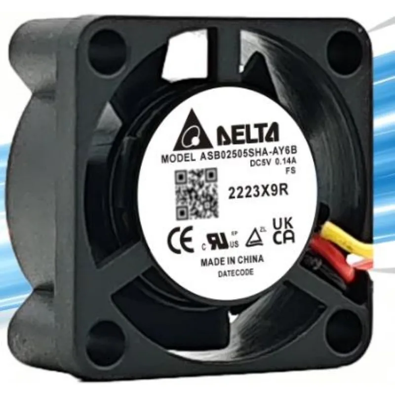 New Cooler Fan for Delta ASB0255SHA-AY6B 2510 5V 0.14A High Speed Micro Cooling Fan 2.5cm