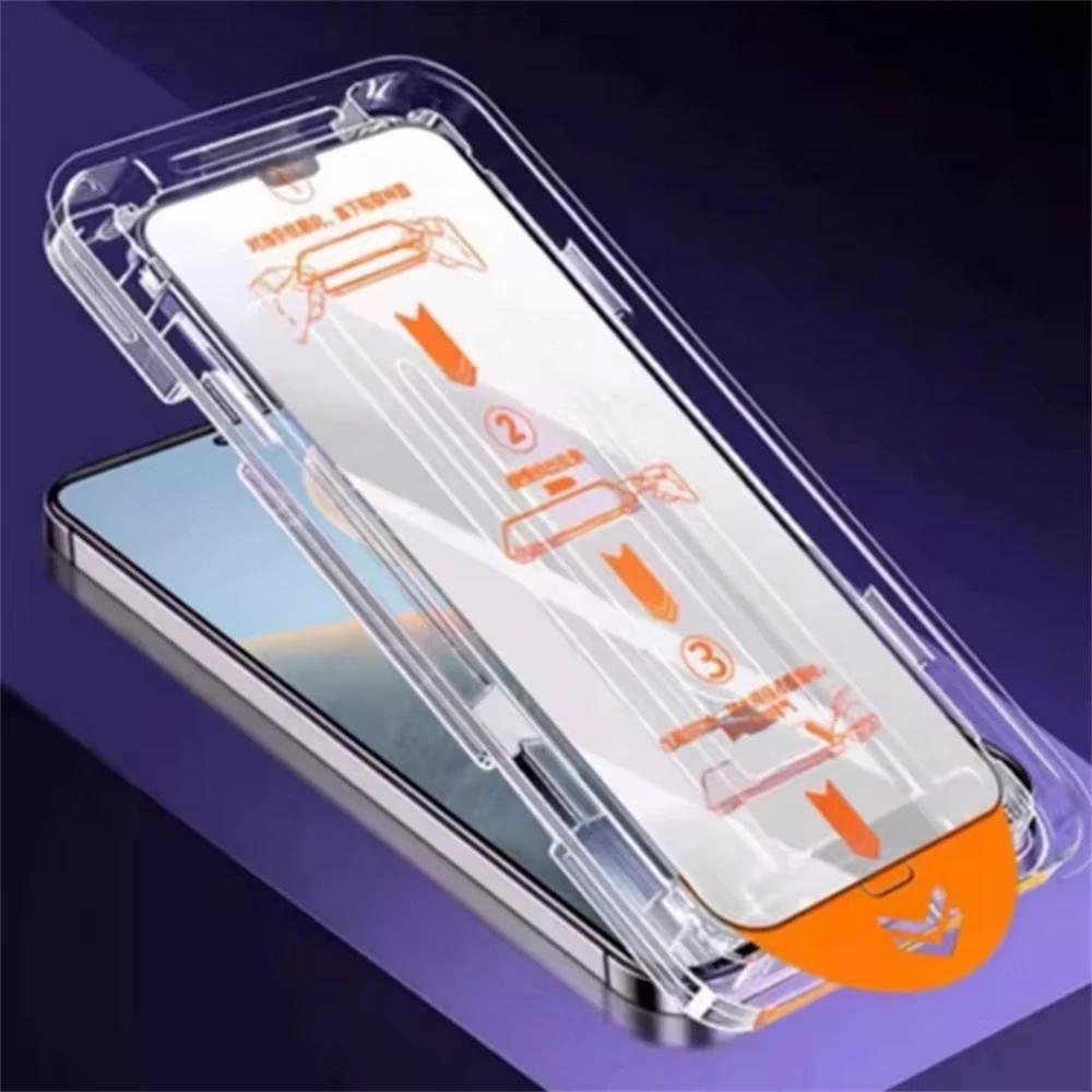 Защитная пленка для экрана 1/2 шт. Xiaomi Redmi Note 13 12 11 Pro Plus полное покрытие закаленное стекло 13C без пыли установка Фото №5