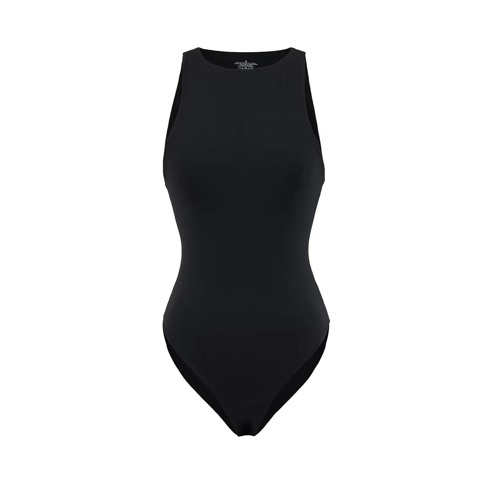 Body regata de verão sem mangas feminino casual 6 cores elástico slim top macacões
