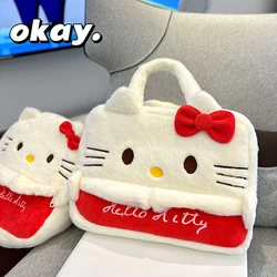 Sanrio Hello Kitty Plush Laptop Handbag Bag For Macbook Pro Case For Laptop Xiaomi Dell HP Lenovo 14.5 15.6 Inch Protable Bag