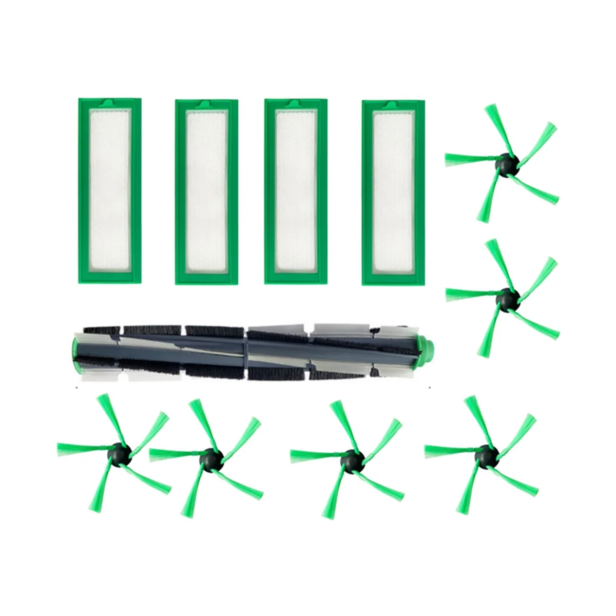 อุปกรณ์เปลี่ยนแปรงกรองด้านข้างแปรงหลักสำหรับเครื่องดูดฝุ่นหุ่นยนต์ VR200 Vorwerk