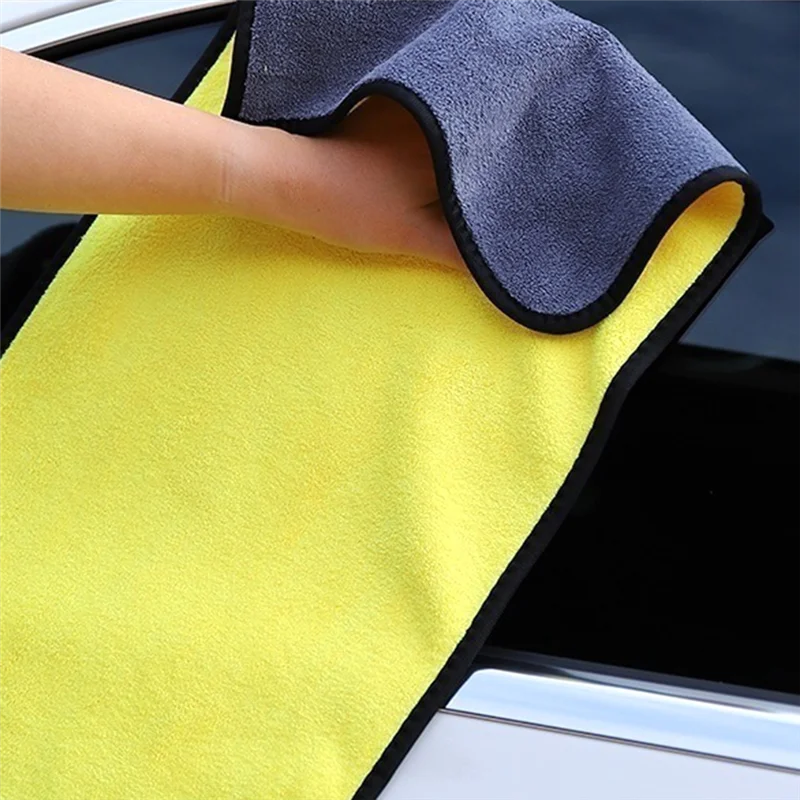 10Pcs 30X60CM Car Wash Microfiber Towel Car Cleaning Drying Cloth Car Accessories Car Wash Towel Non Scrat Cleaning Tool