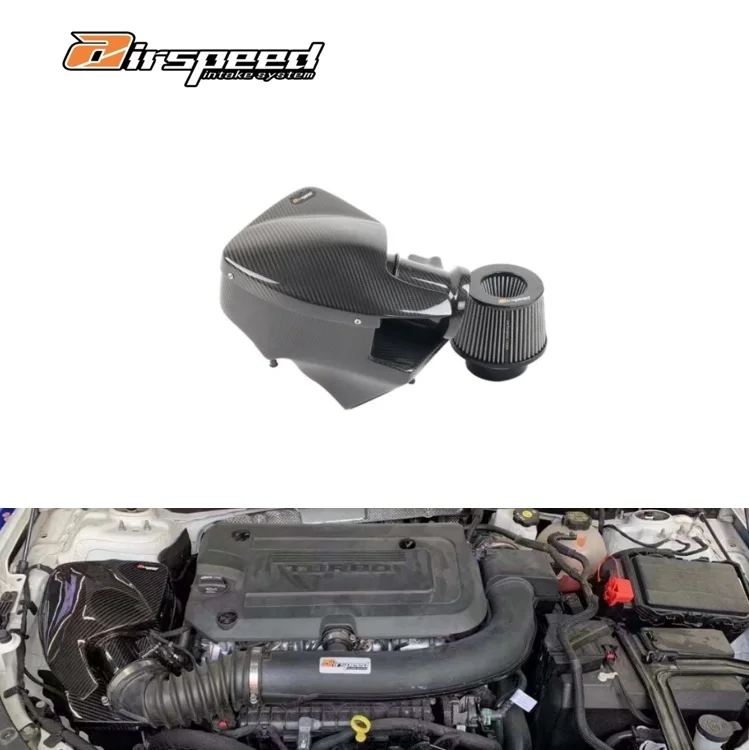 Airspeed High Performance Intake System Kits Dry Carbon Fiber Cold Air Induction System Replace For Chevrolet Malibu XL 2.0T