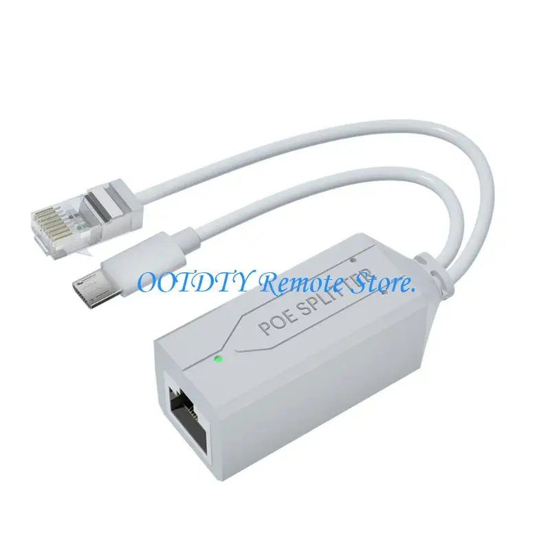  Micros USB/Type c Poe Splitter Voltages Converters 40V To 5V Compactly Design