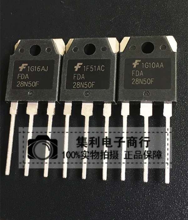 10PCS/Lot FDA28N50F  N MOS TO-3P 28A 500V Best Qualityl In Stock Fast Shipping Quality Guarantee