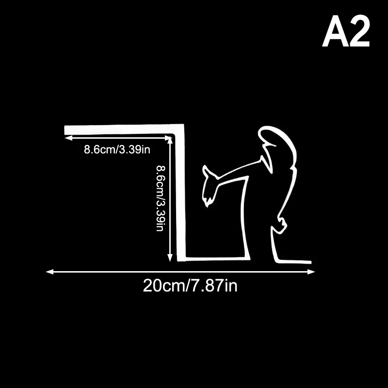 Cartoon Character Power Switch Decal Line Drawing Design Wall Decor For Home, Office, Cafe Minimalist La Linea Switch Sticker
