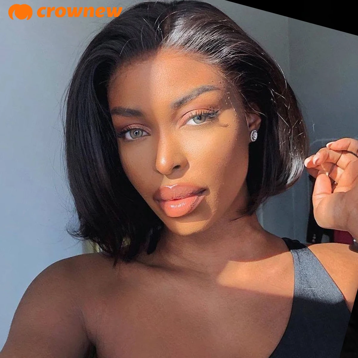 

Bob Wig Human Hair 13x4 Hd Lace Front Wigs Human Hair Straight Lace Front Wigs Human Hair Pre Plucked bleached Human Hair Wig