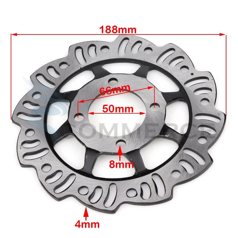Motocross Rear Hydraulic Disc Brake Master Cylinder Caliper Foot Brake For 110cc 125cc 140cc150cc Pit Dirt Bike Motorcycle Parts