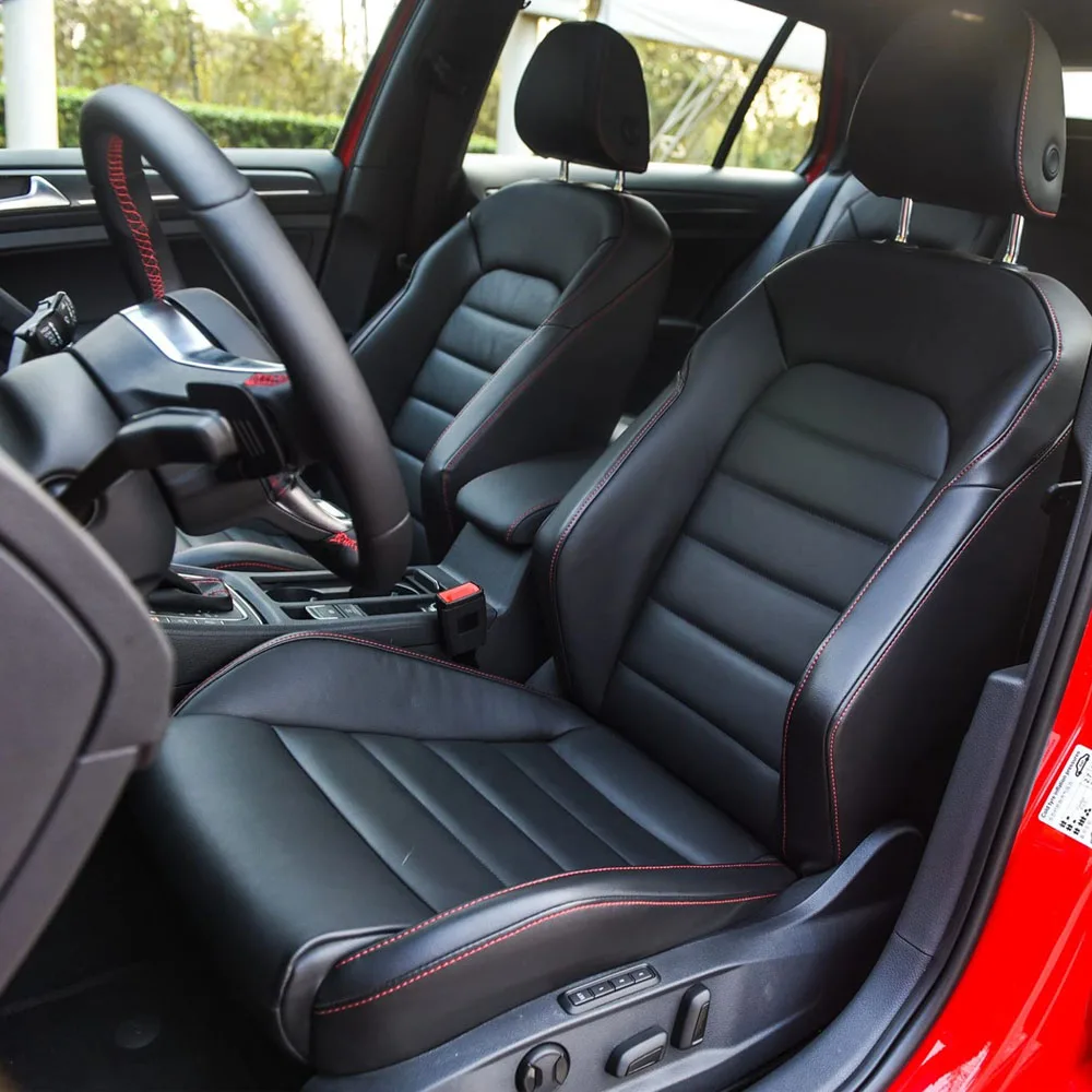 

Nappa Leather For Volkswagen VW Golf 7 GTI 2016 2017 2018 2019 Full Set Custom Car Seat Covers
