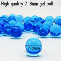 5K Water Beads Blue Jelly Balls Airsoft Weapons Pistols Gun Shooting Ammo Soft Gel Balls Bullets for Gel Blaster Orbeez Kids Toy