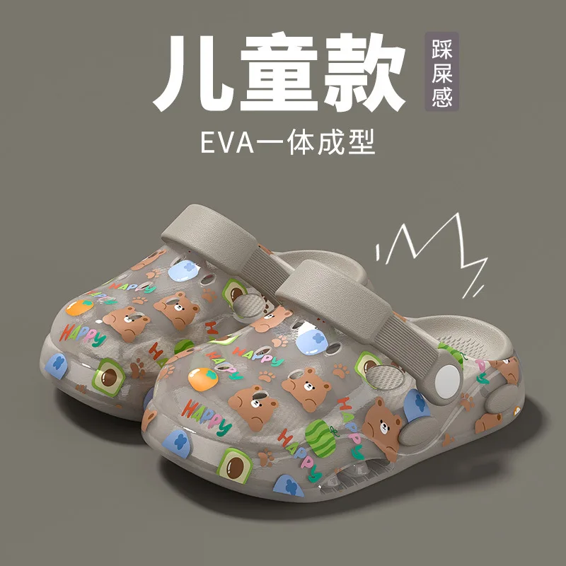 2026Summer New Kids Sandals Lightwe Versatile Boys' Slippers Comfort Non Slip Girls' Thick Bottom Beach Shoes Sandalias De Mujer