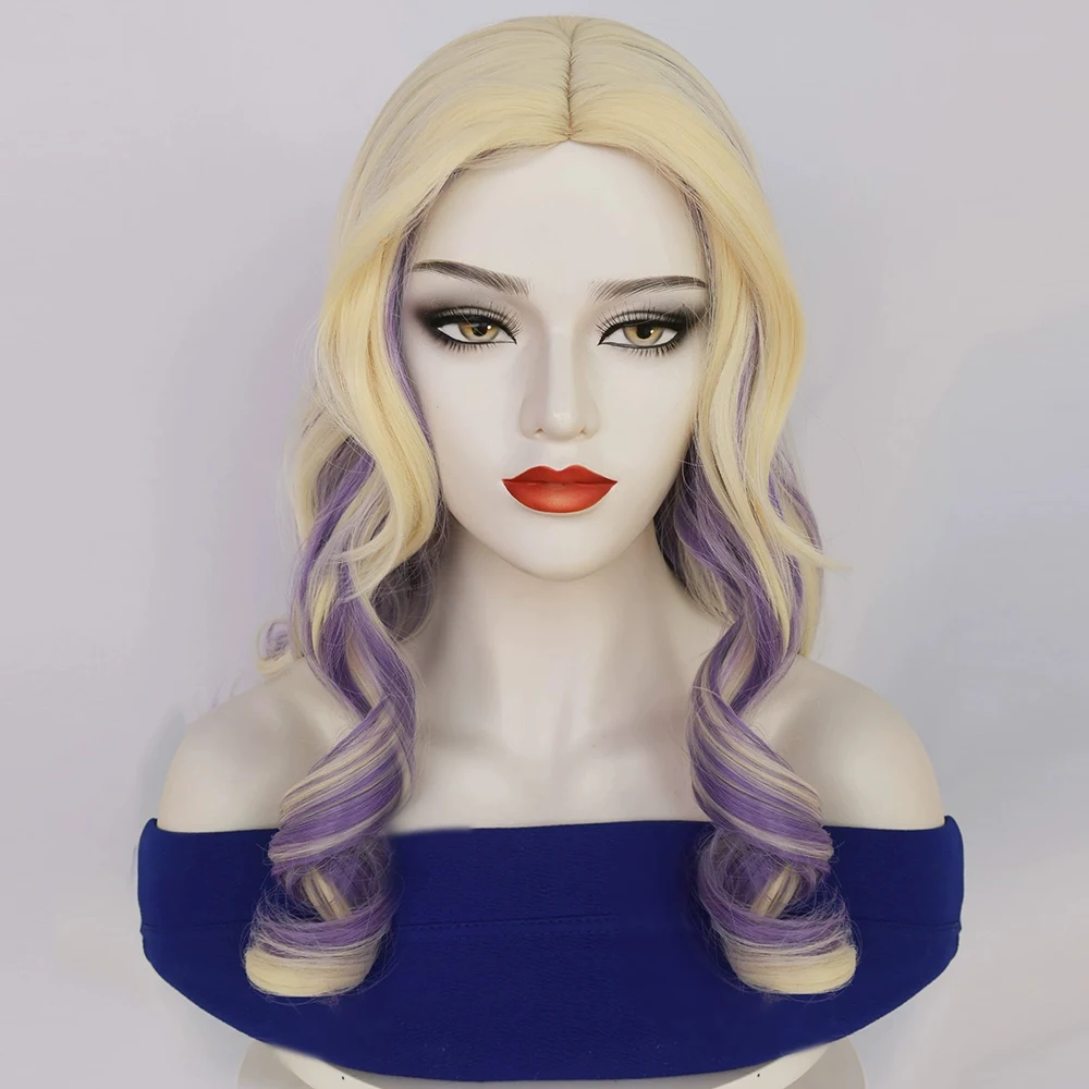 Movie Zombies 4 Dawn Of The Vampires Addison Zed Victor Cosplay Wig Men Women Hair Heat Resistant Synthetic Wig Halloween Prop