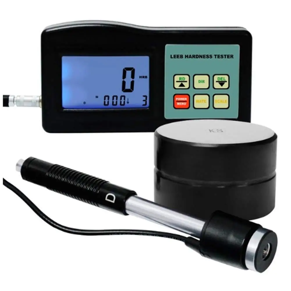 HM-6560 Portable Digital Metal Leeb Hardness Tester Price Included Iron Block