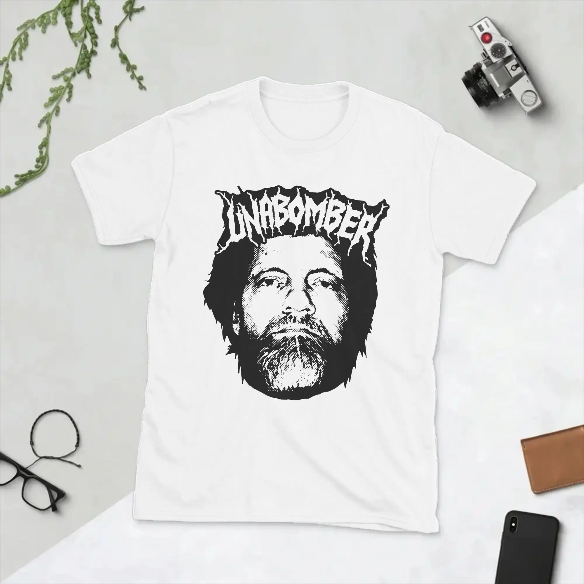 Men's T-Shirt The Unabomber Ted Kaczynski Funny Cotton Tee Shirt Short Sleeve  T Shirts Crew Neck Clothes 6XL