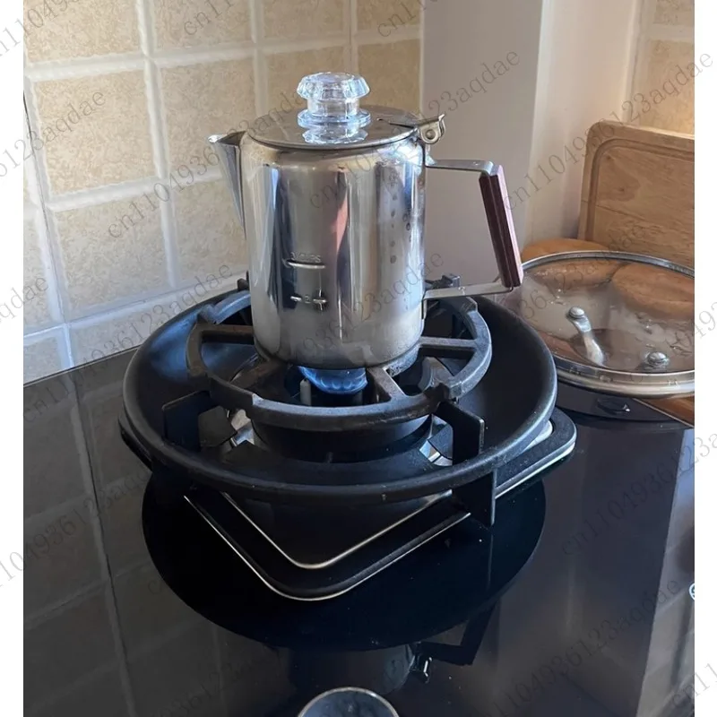 1500ml Stainless Steel American-Style Coffee Pot Distillation Kettle Pour-Over Coffee Maker Small Cup Moka Pot