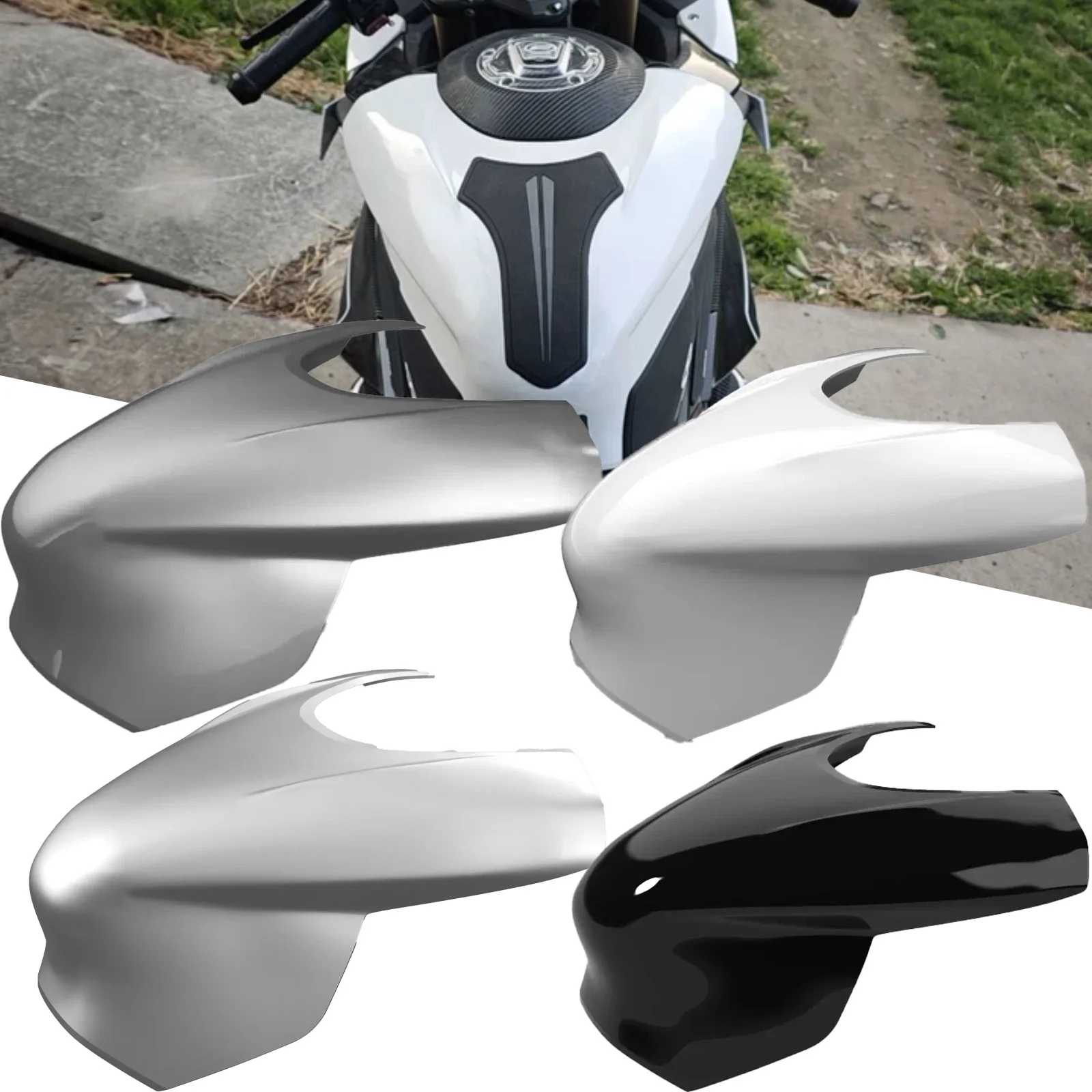 Motorcycle Half Fuel Tank Cover For CFMOTO 450SR Self Adhesive Original Fitting Body Protective Shell SRS Racing Mod Body Parts