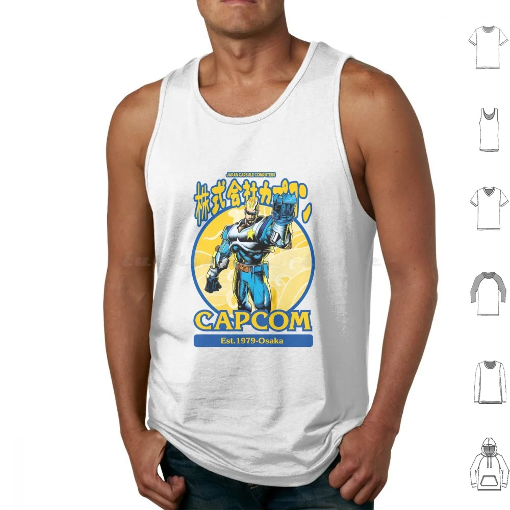 Japan Capsule Computers Tank Tops Print Cotton Monster Monster Hunter Game Gaming Hunter Video Games Monster Hunter World