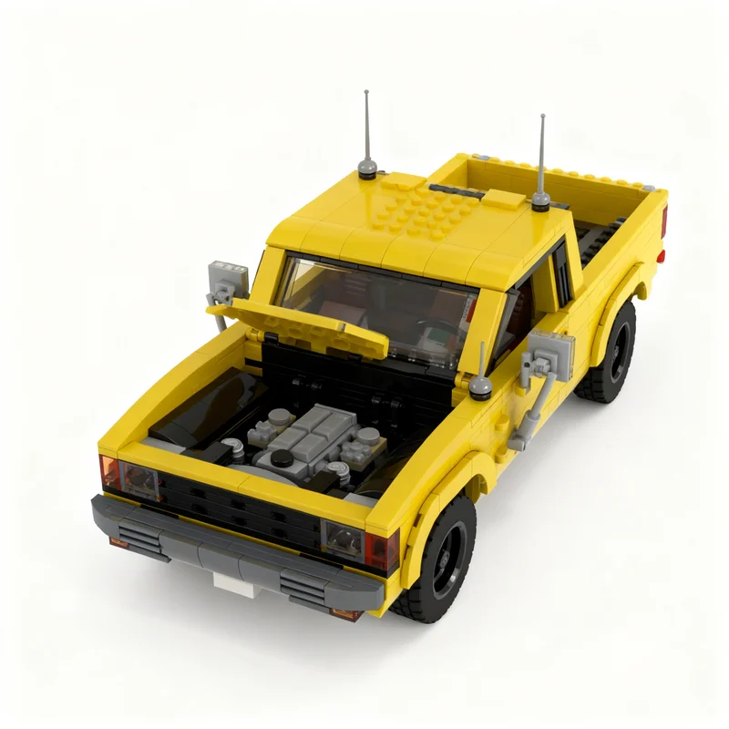 ตัวต่อ MOC ไอคอน พิซซ่า แพลนเน็ต ทรัค 1732 ชิ้น ของเล่นตัวต่อสถาปัตยกรรม ของขวัญคริสต์มาส ไอเดียสร้างสรรค์ DIY ตัวต่อเสริมพัฒนาการ