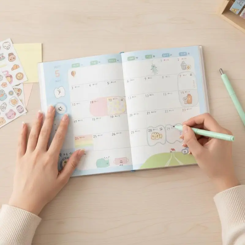 Weekly Cover Daily Journal Habit Tracker Notebook for Weekly Monthly Schedule Planning Journal Notebook