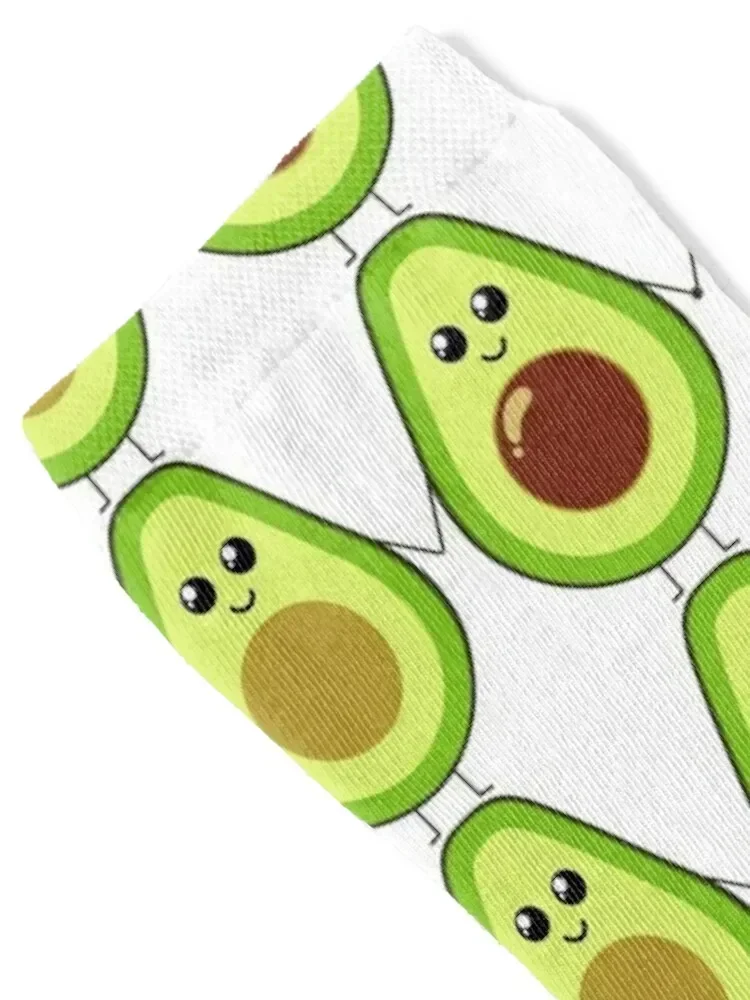 Cute avocado holding hands Socks Stockings compression custom Boy Socks Women's