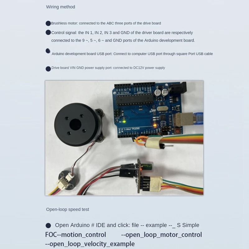 ブラシレスモータードライバーボード,10-24v,FULL-DC,foc制御,svpwm制御,モジュール交換,simple foc mini