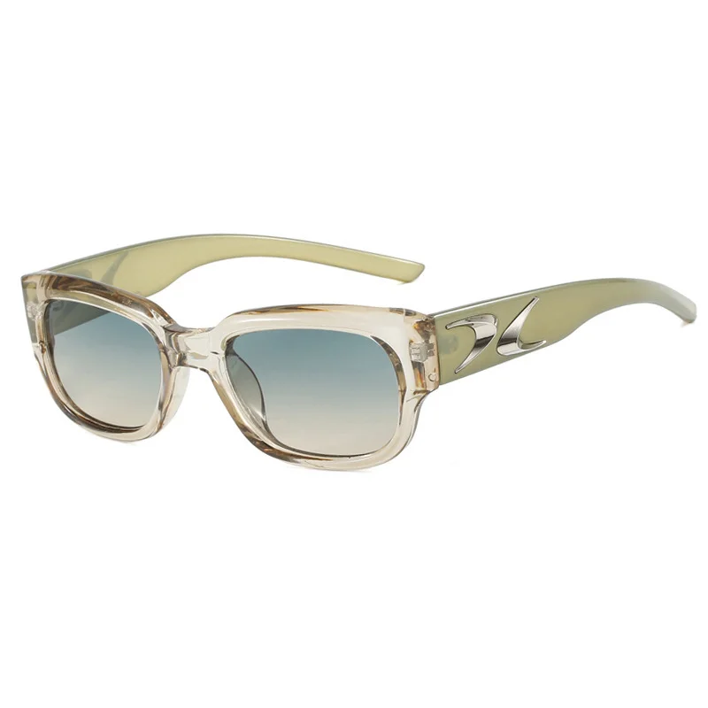 Retro Square Frame Cat Eye Sunglasses
