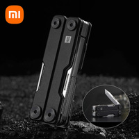 Xiaomi HUOHOU Mini Multi-function Knife Outdoor Camping Folding Knife Tools Multitools 10 In 1 Portable Scissors Survival Tool