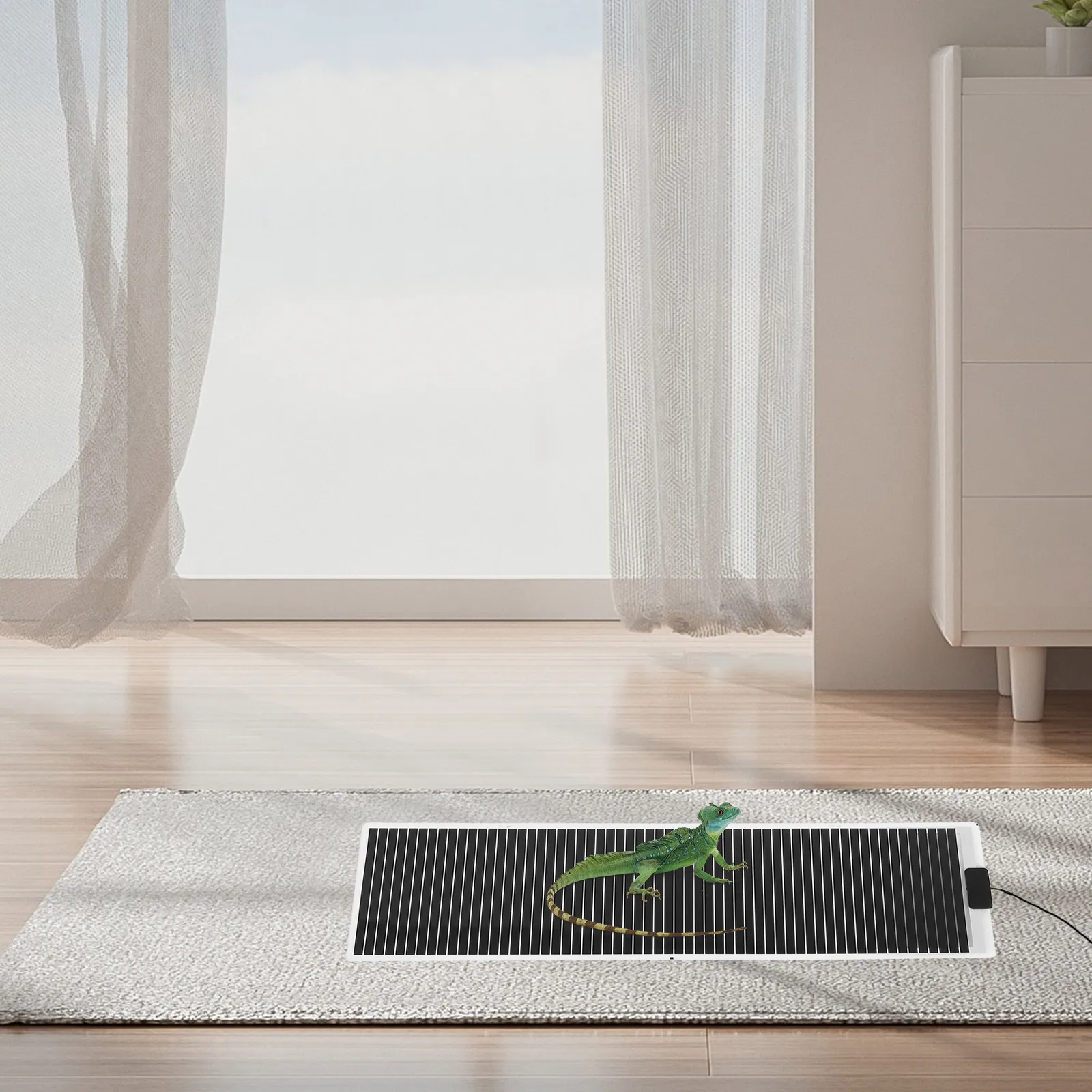 

Glass Container Heating Pad Mat Reptile Terrarium Aquarium Pads Snakes Tortoise Temperature Control Adjustable Safe Pet