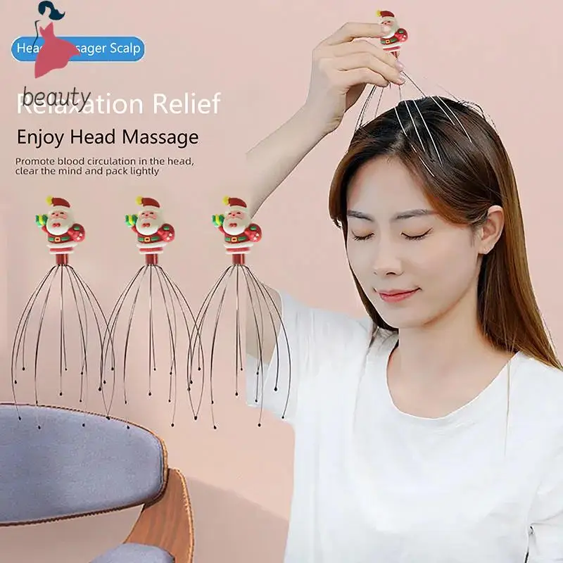 1PC Scalp Massagers With Claws Hair Stimulation Stress Relief Massage Relieves Stress Head Massage Scratcher For Deep Relaxation