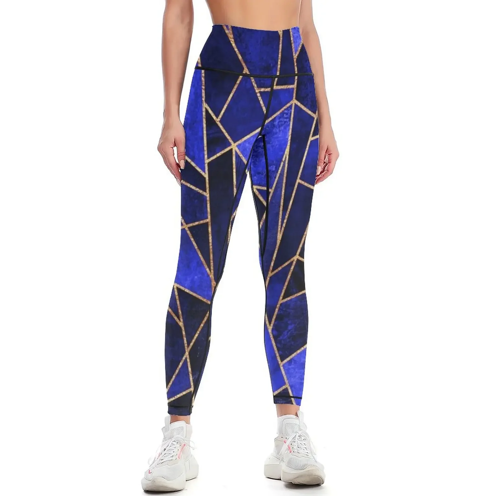 

Shattered Sapphire Leggings legging gym gym pants active wear Sports pants woman Womens Leggings
