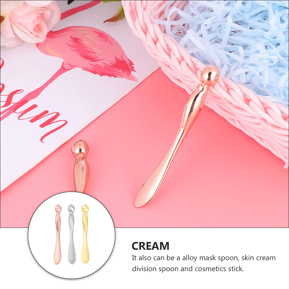 

3 Pcs Eye Massage Sticks Zinc Alloy Beauty Roller Cream Tools Mini Portable Promote Absorption Reduce Edema Skin Care Device