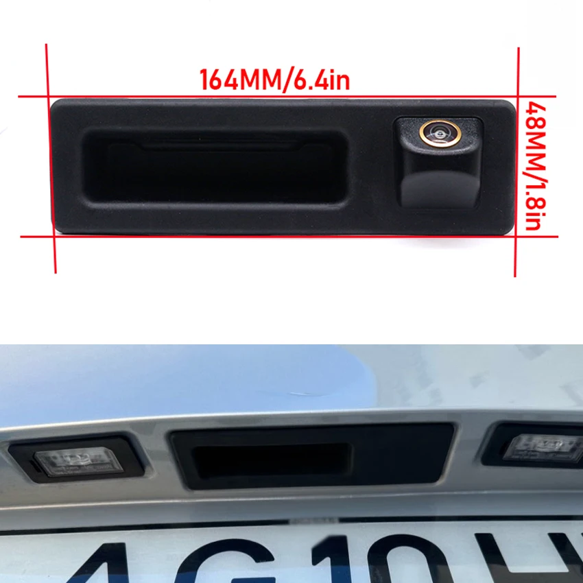 CCD HD AHD Trunk Handle Rear View Camera For BMW X5 F15 2013 2014 2015 2016 2017 2018 Car Backup Reverse Parking Monitor