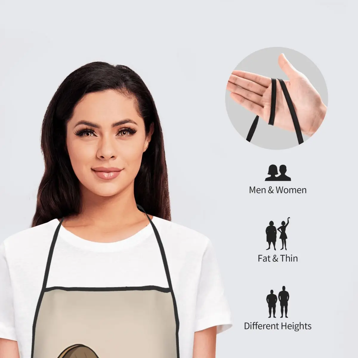 Unisex Remy The Little Chef Bib Apron Adult Women Men Chef Tablier Cuisine for Kitchen Cooking Ratatouilles Painting