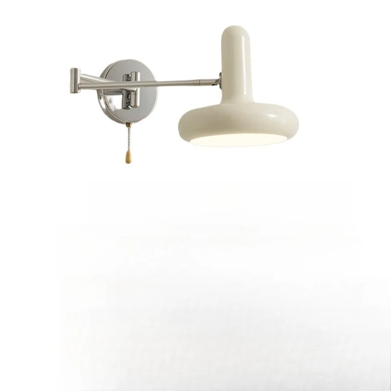

Bedroom bedside wall lamp Living room wall lamp Creative retractable study rocker arm lamp