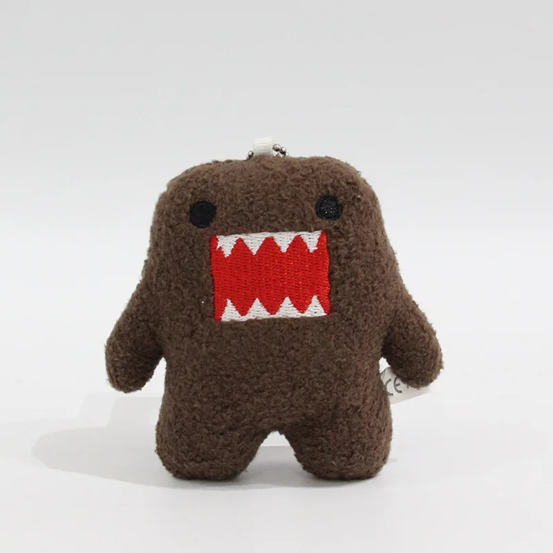 Domo Kun Plush Keychain Ball Chain Cartoon Anime Kawaii Cute Bag Keychains Charm Keyring Keyholder Small Gift
