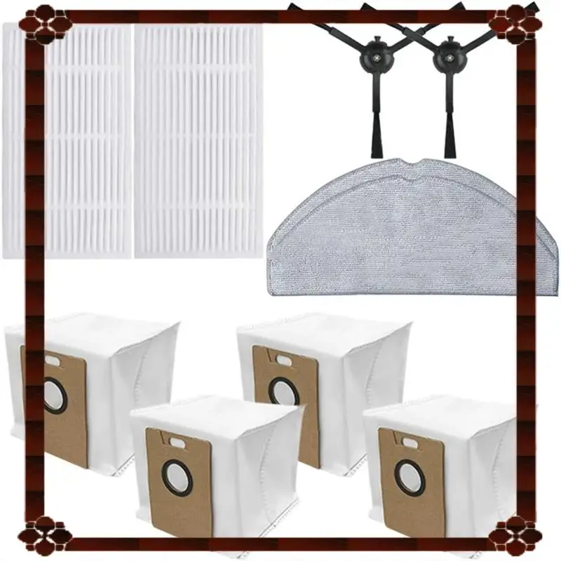 24-Hour Delivery Filter Dust Bag Side Brush Mop Cloth For Tapo RV30 Max /RV30 Max Plus / RV20 Max / RV20 Max Plus Robot Vaccum C