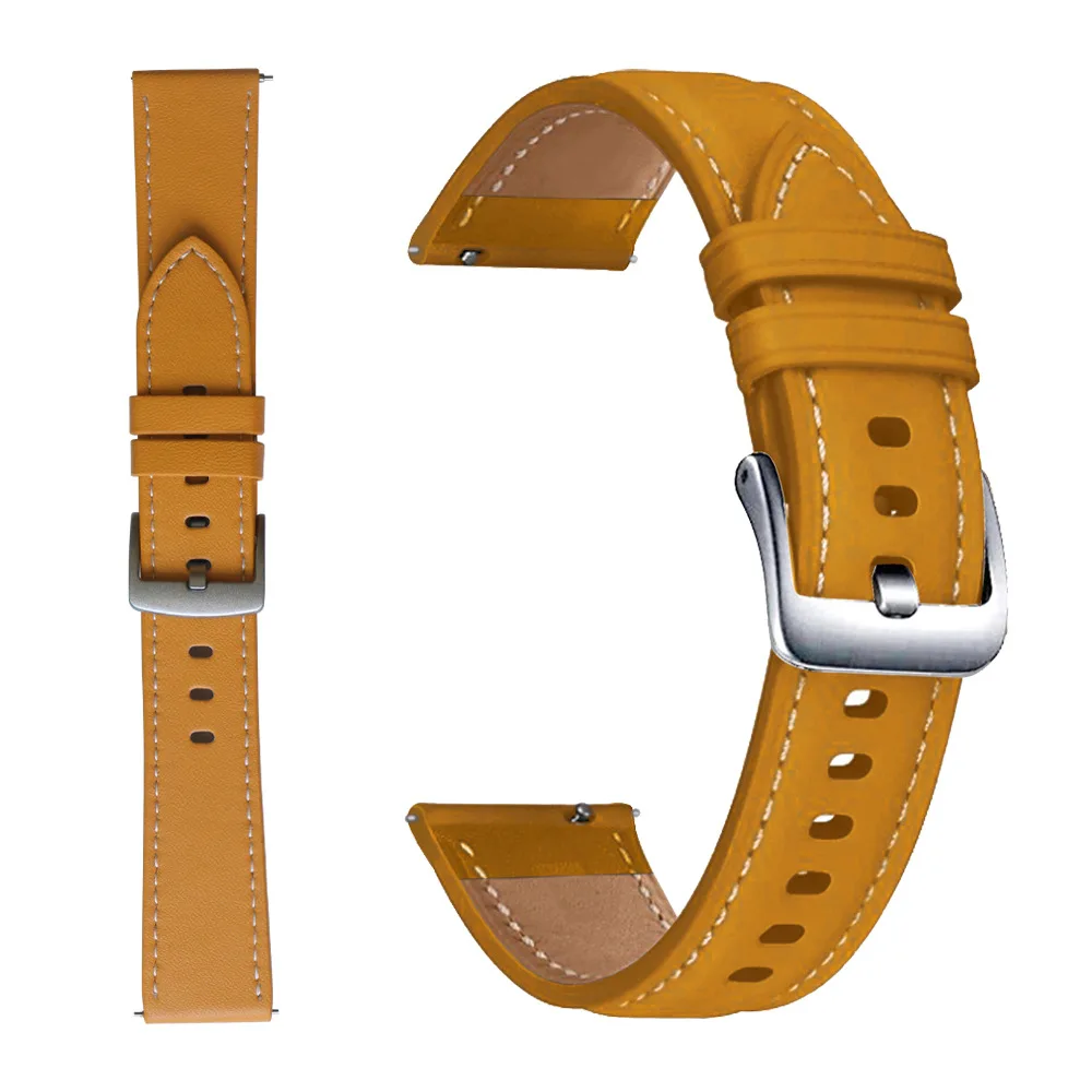 22 مللي متر حزام ساعة لهواوي ساعة GT 3 2 SE برو GT2 46 مللي متر الجلود الفرقة استبدال GT3 برو 46 مللي متر سوار حزام الساعات معصمه حزام