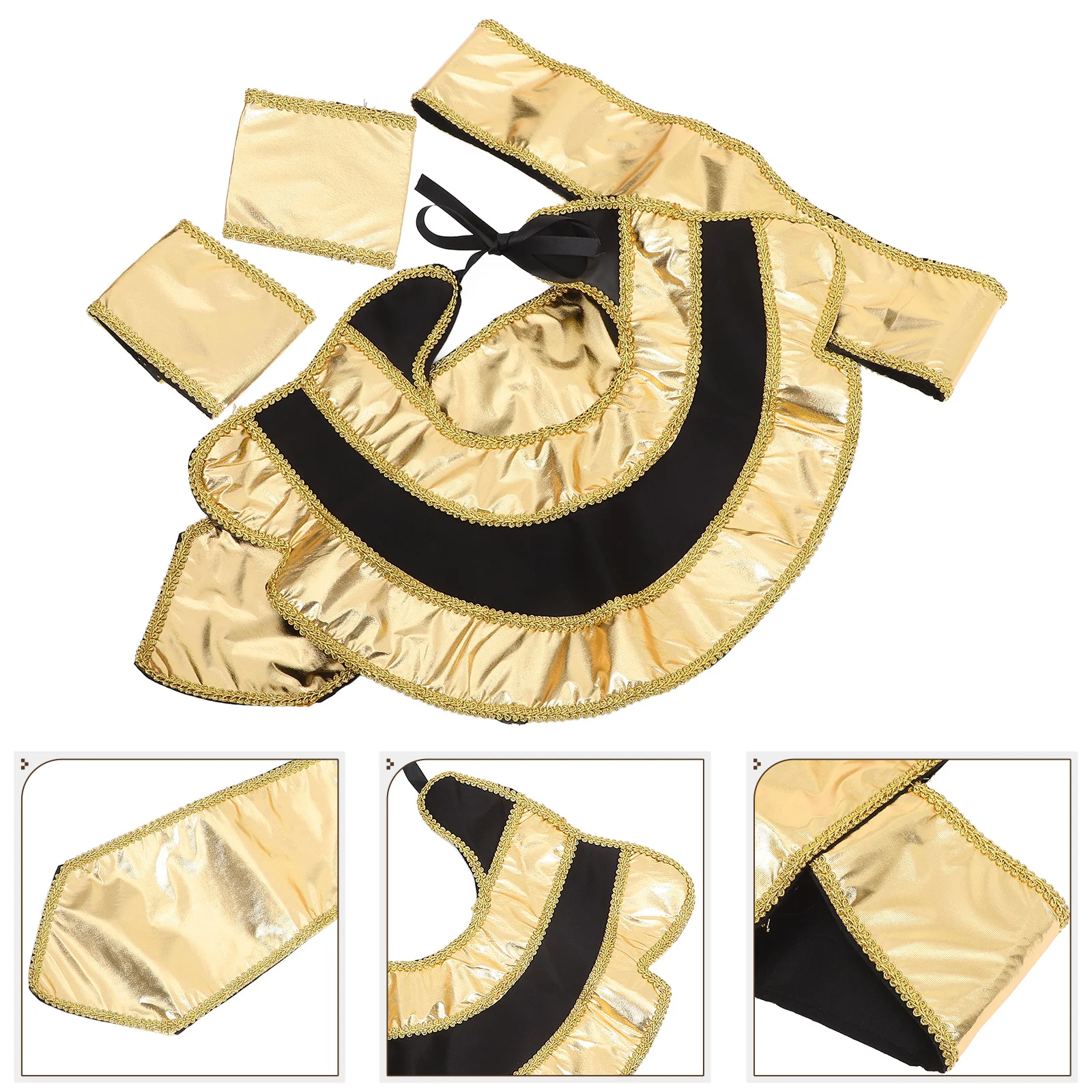 

1 set Egyptian Costume Accessory Set Vintage King Style For Halloween Party Role Play Event Egyptian Outfit Set