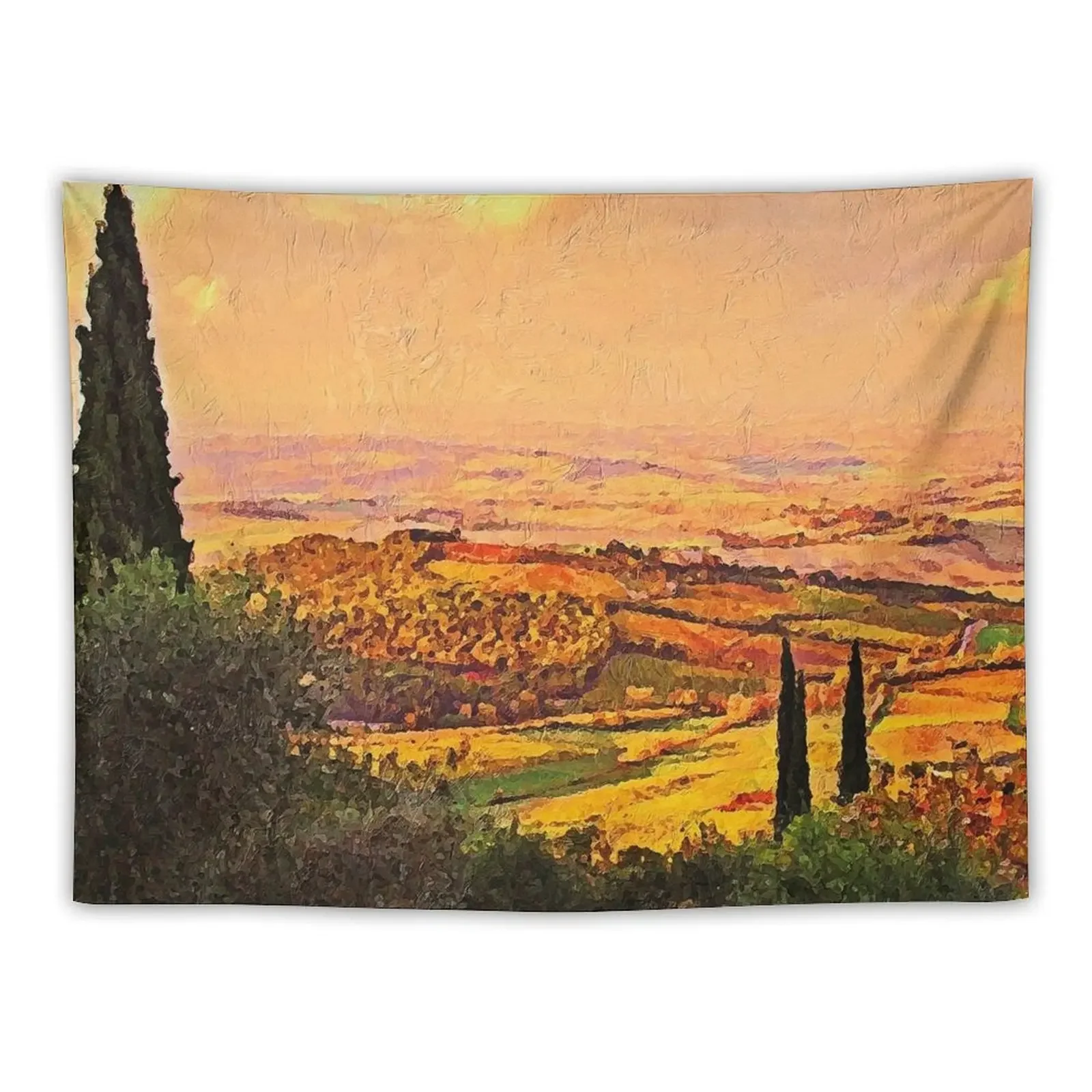 

Hills of Tuscany Tapestry Room Decoration Korean Style Wall Mural Decor Home Tapestry