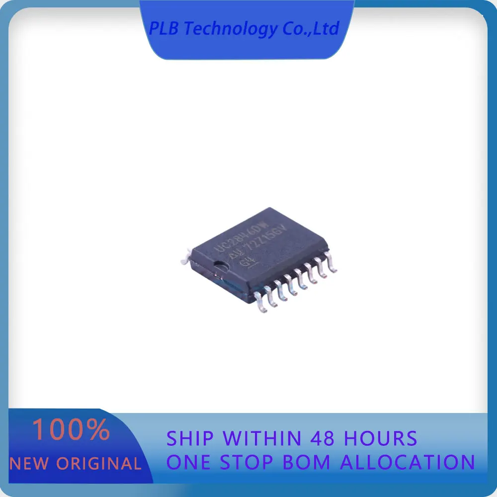2PCS UC2846DWTR UC2846 39kHz~47kHz 6.95V~40V SOIC-16-300mil AC-DC Controllers and Regulators  Original Stock