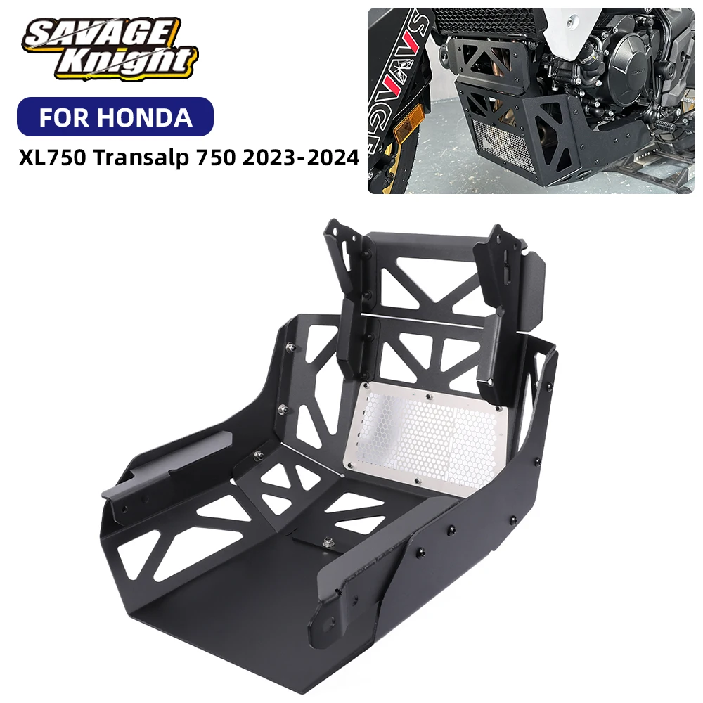 

Engine Chassis Guard For Honda XL750 Transalp 750 2023-2024 Skid Plate Belly Pan Cover Bash Plate Engine Crash Protection