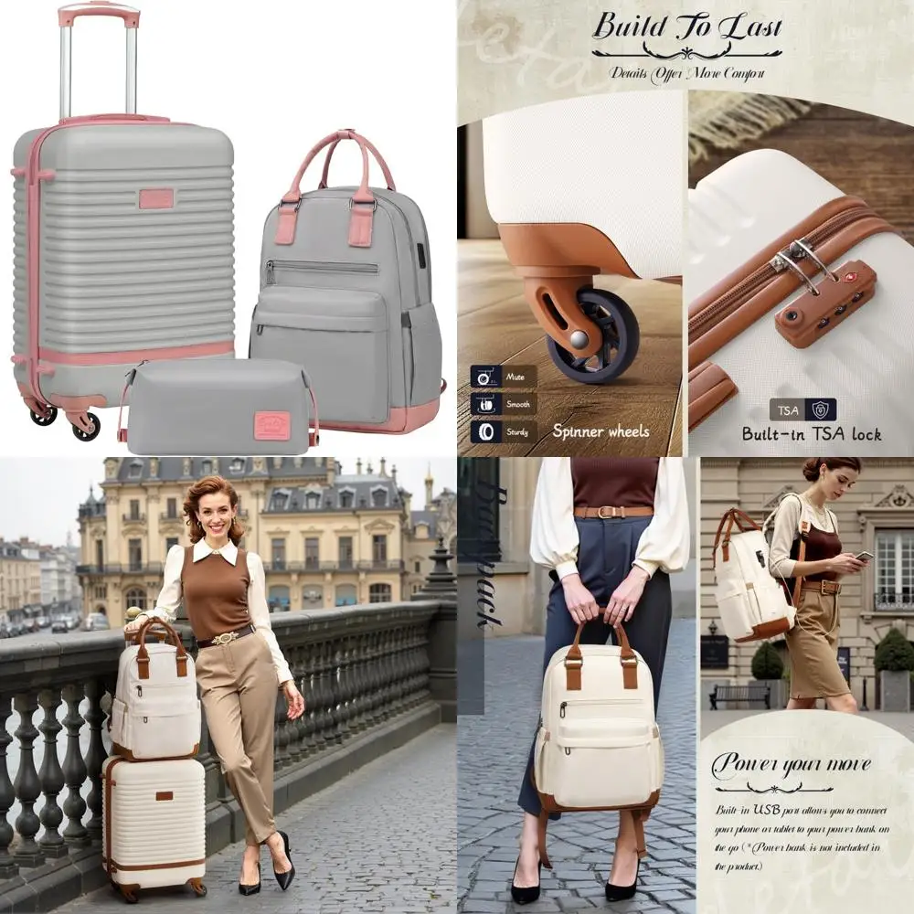 

Набор чемоданов из трех предметов, легкий твердый блешень, дорожный чемодан с замком TSA, серый набор чемоданов для путешественников