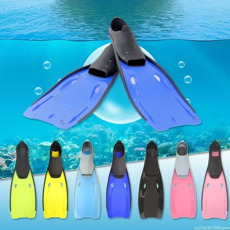 

Adult children swimming fins professional scuba diving equipment long fins men and women free diving swimming training fins