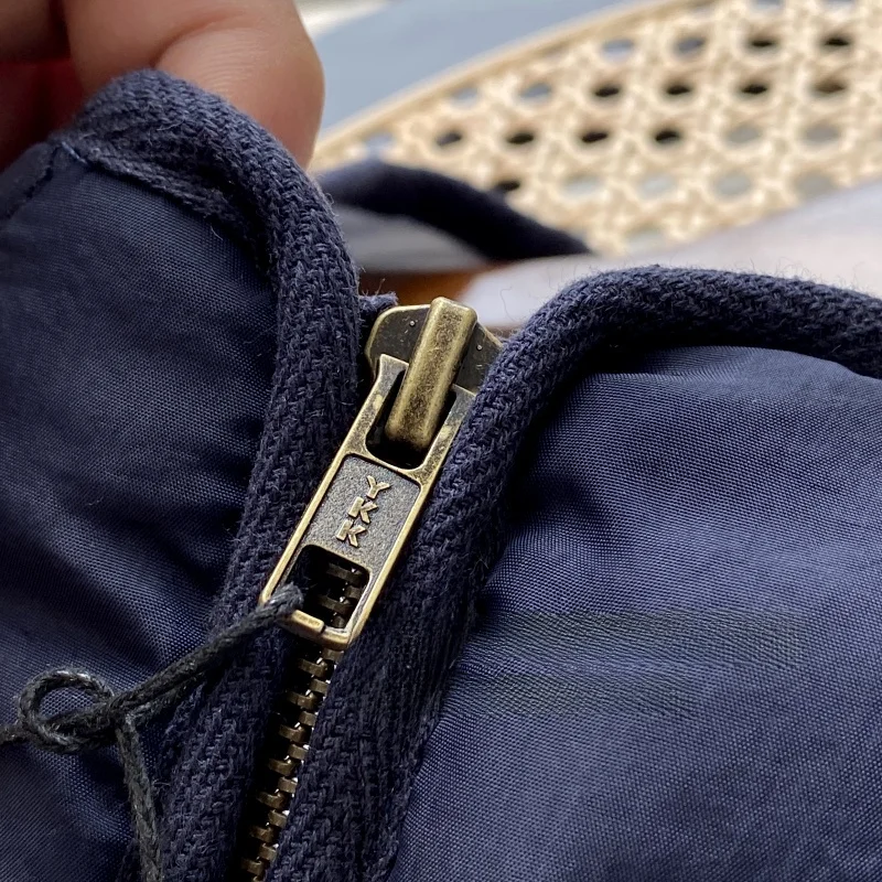 العصرية فضفاضة المجهزة غير المبطنة عارضة القطن Jaet الرجال الخريف الشتاء مبطن معطف داخلي الشباب Faion الوقوف صالح واحد B...