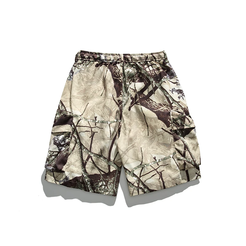 Men Cargo Shorts Fashion New Outdoors Camouflage Summer Loose Fitting Comfort Fishing Shorts 2024 Motion Jogging Short Trousers