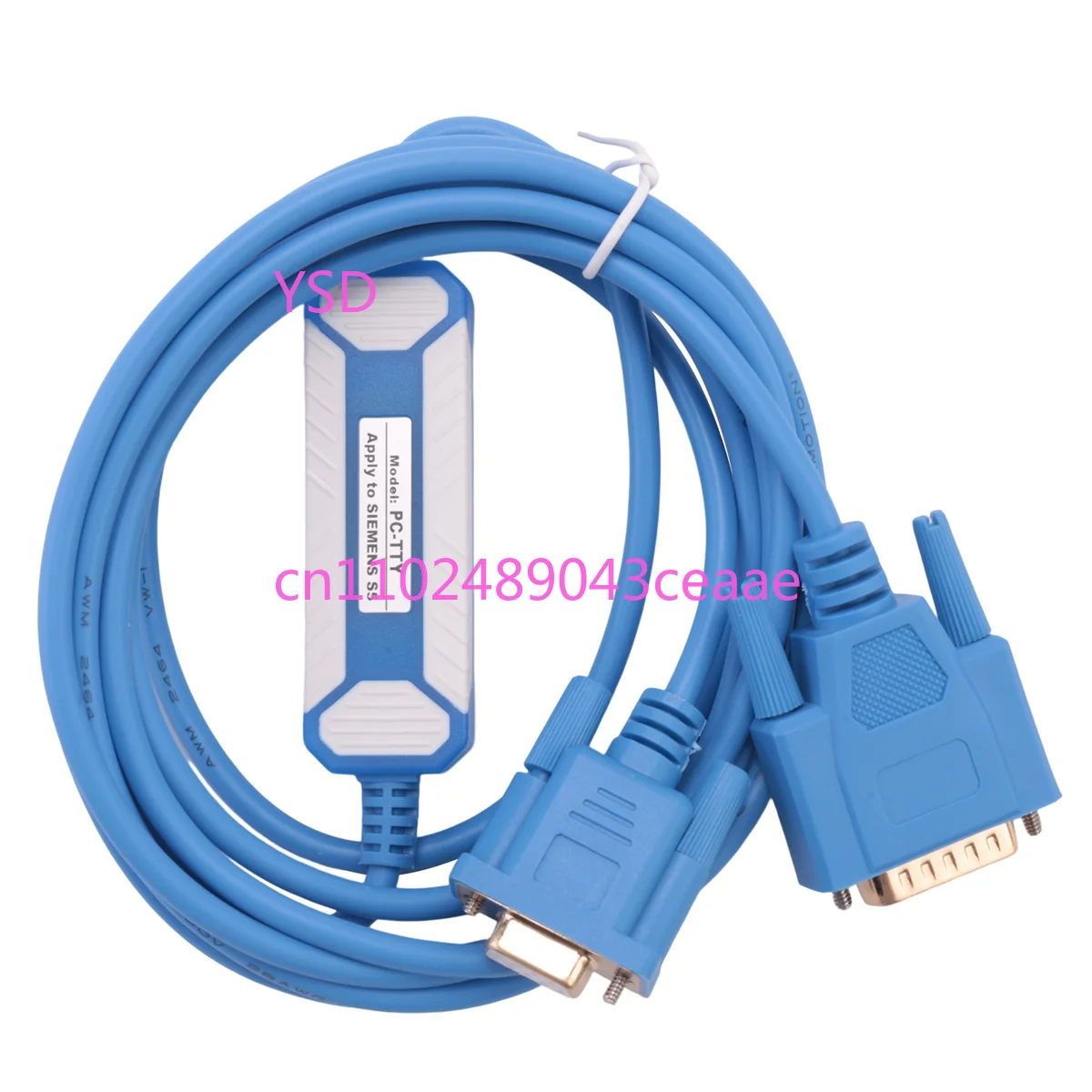 PC-TTY PLC Programming Communication Download Cable Compatible for Siemens S5 Series 6ES5734-1BD20