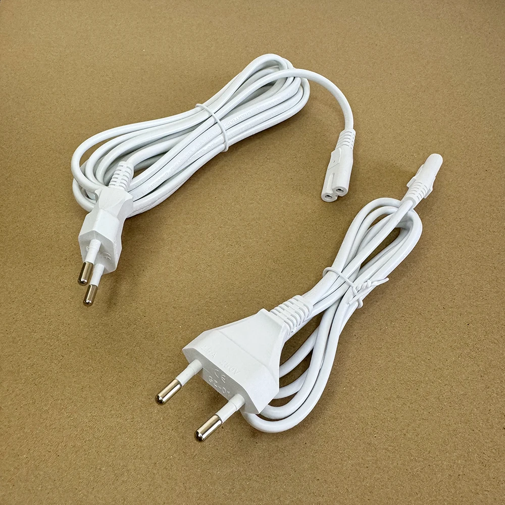 

EU Power Extension Cable Cord 2 prong Plug 2x0.75mm² 2 Pin C7 Figure 8 Power Supply Cord